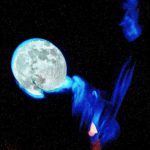 "Monade (chi creò la Luna)", fotografia digitale + sovraimpressione, cm 20x30, 30x40, 40x50, 50x70, 2016
