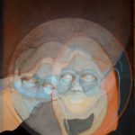 "Il velo", acrilico su tela, cm 100x80, 2017   1.500 €